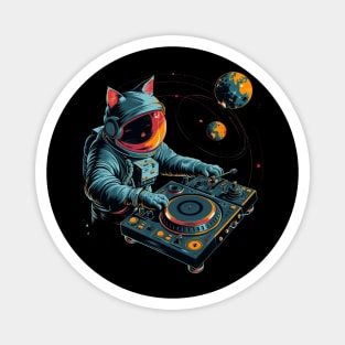 Cat DJ Jam Magnet